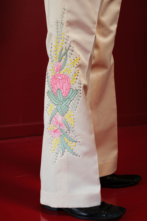 White Waratah Suit