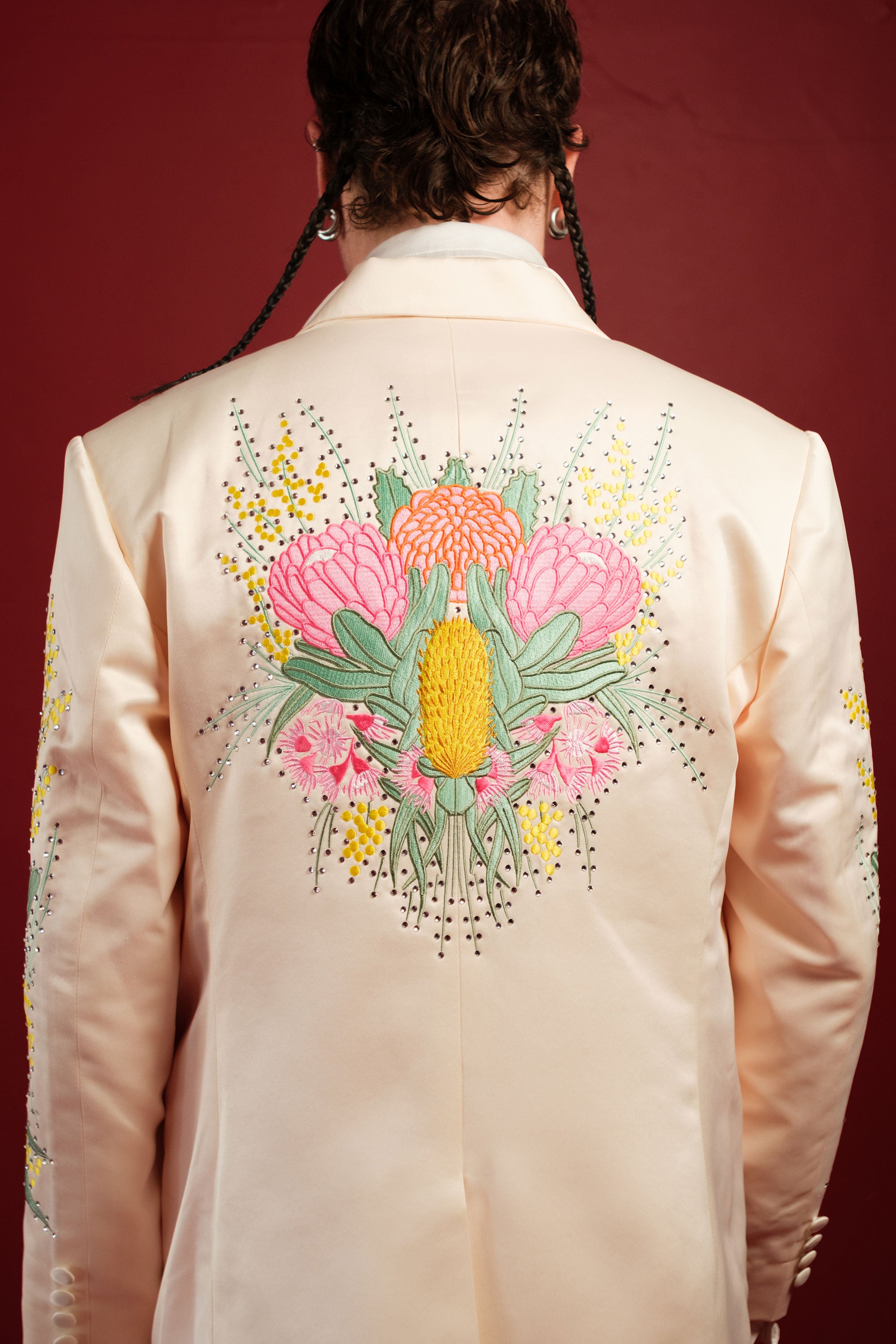 White Waratah Suit