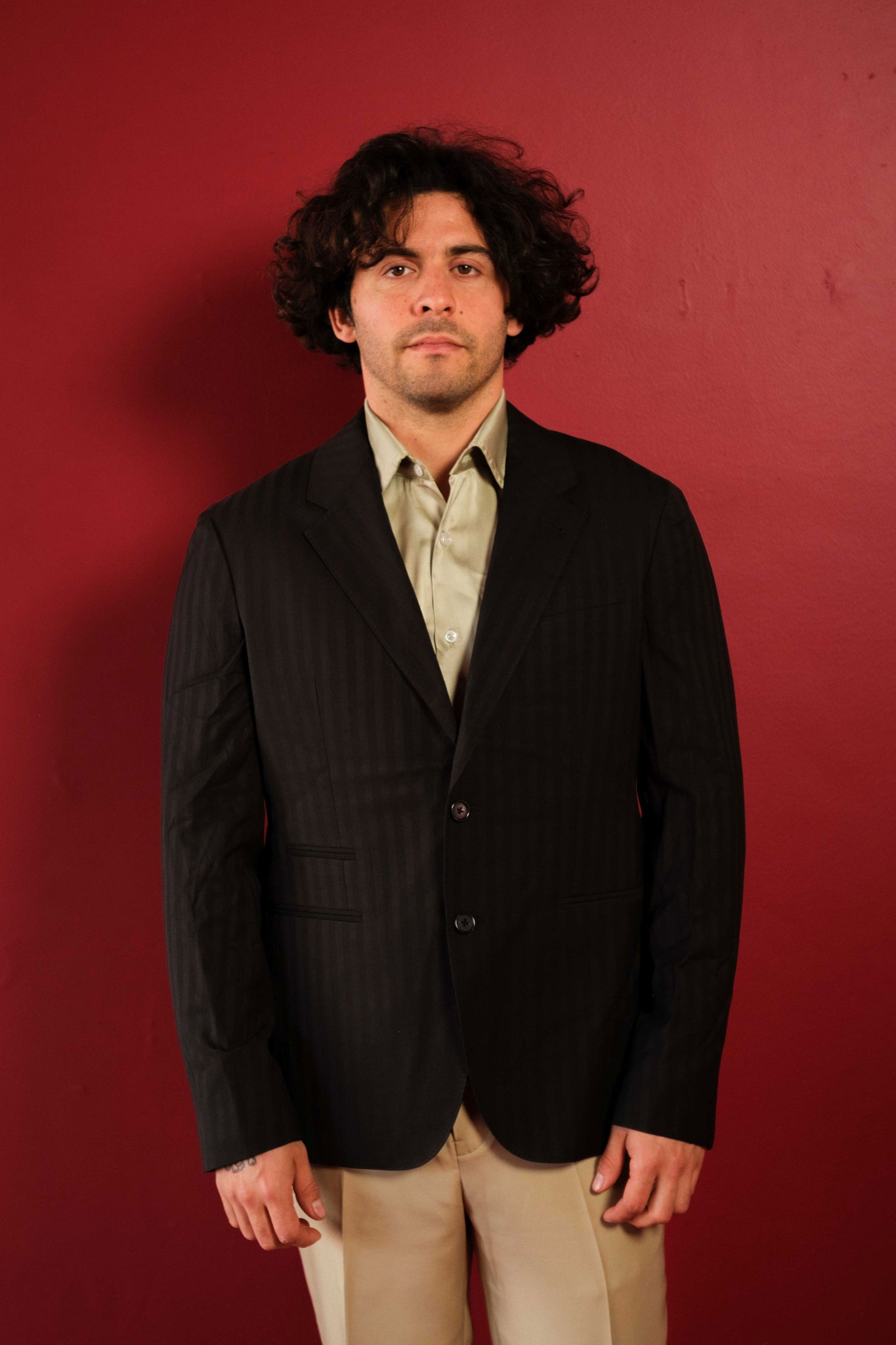 Black Striped Jacket