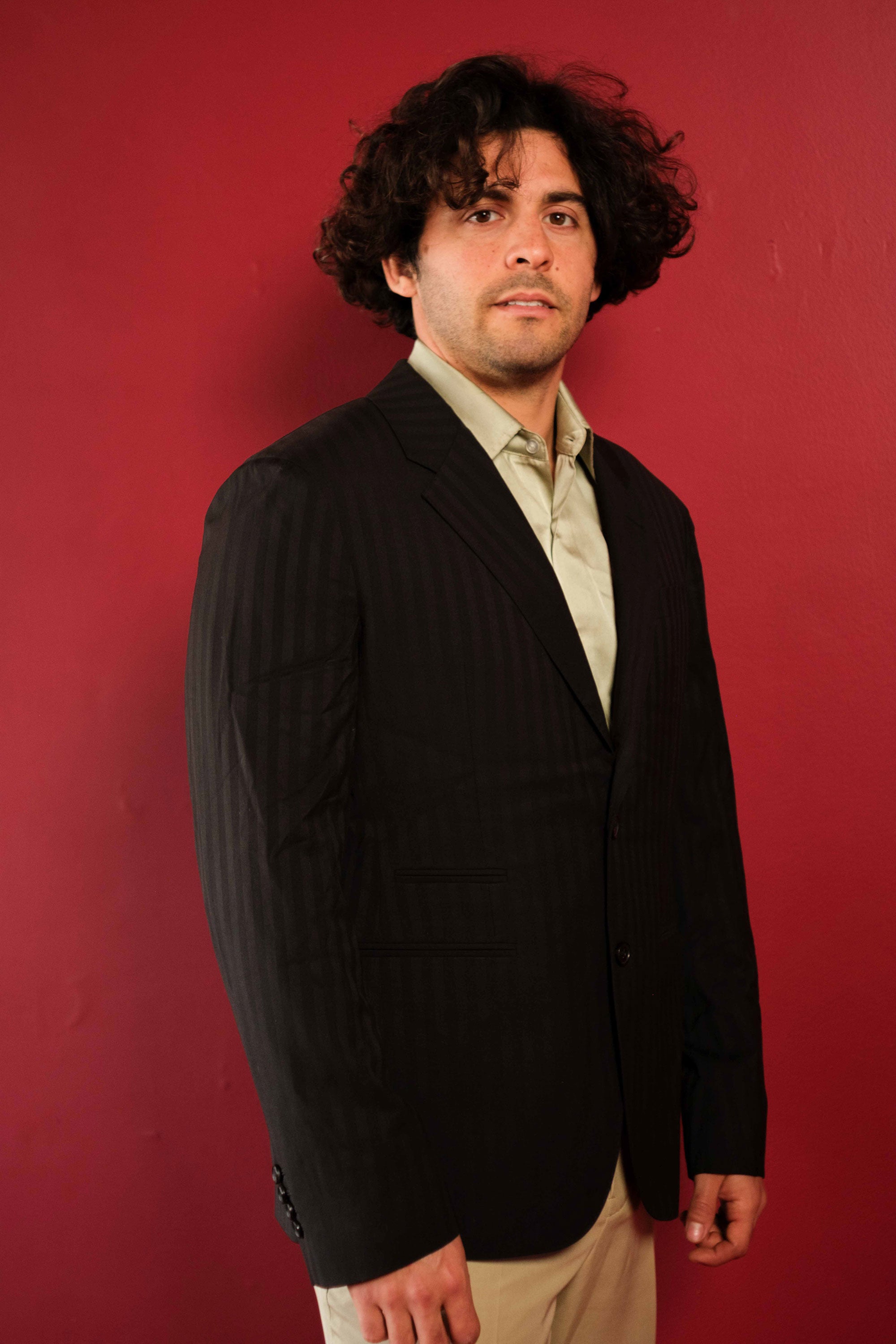 Black Striped Jacket