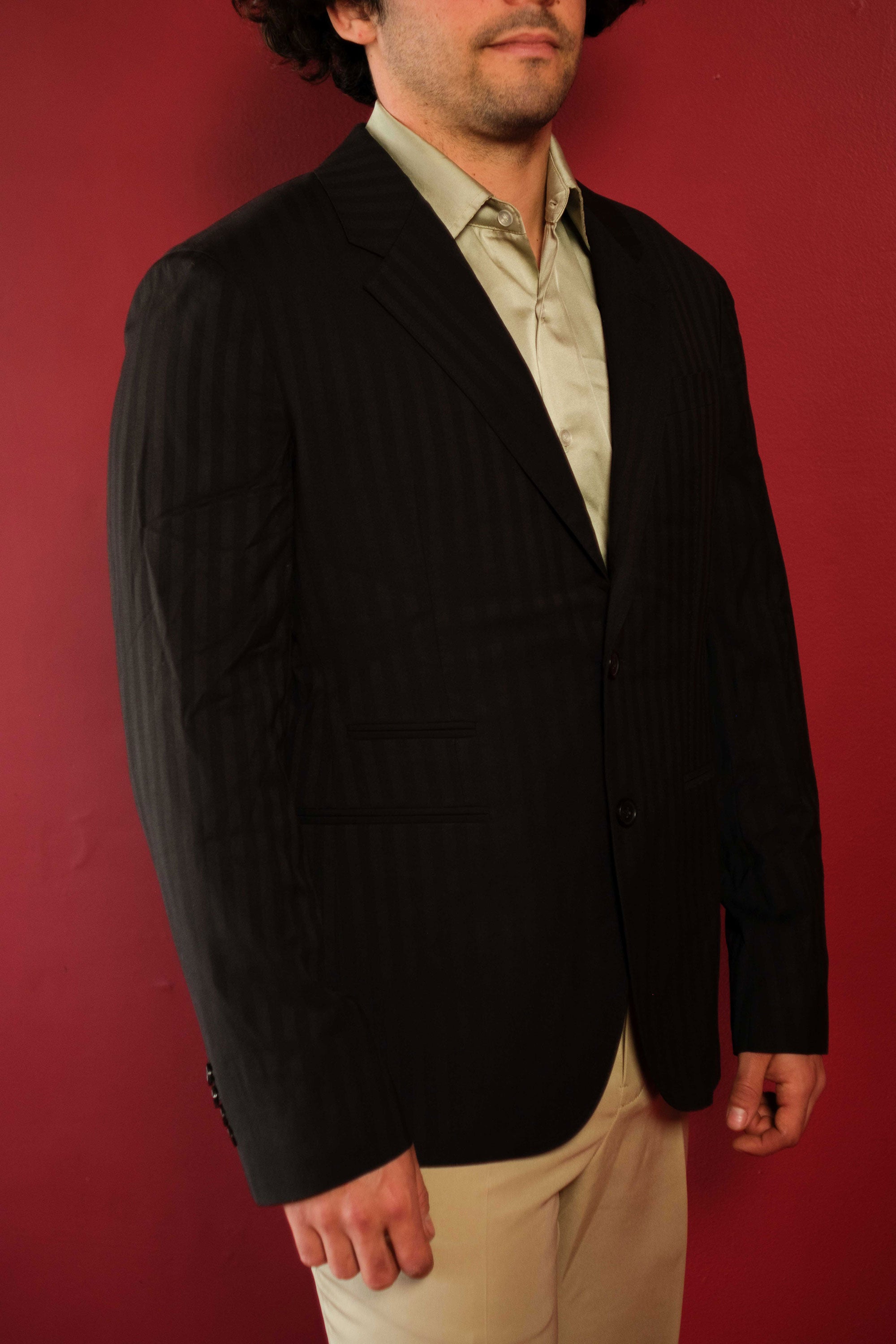 Black Striped Jacket