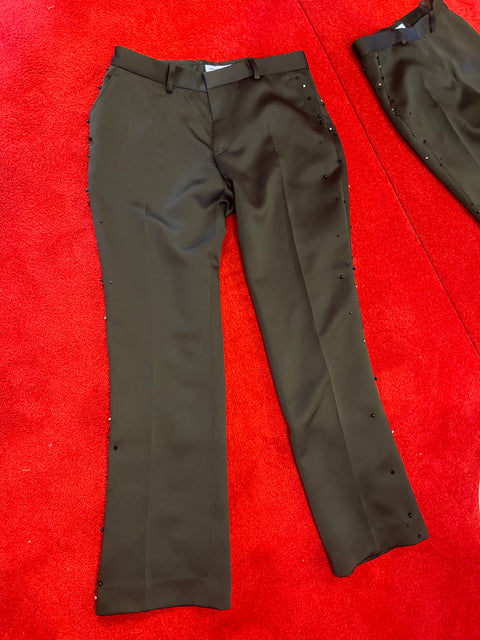 Black Beaded Pant