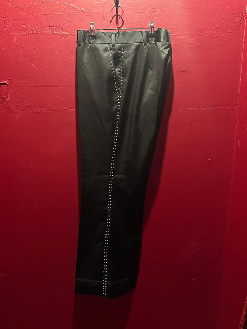 Black Rhinestone Pant