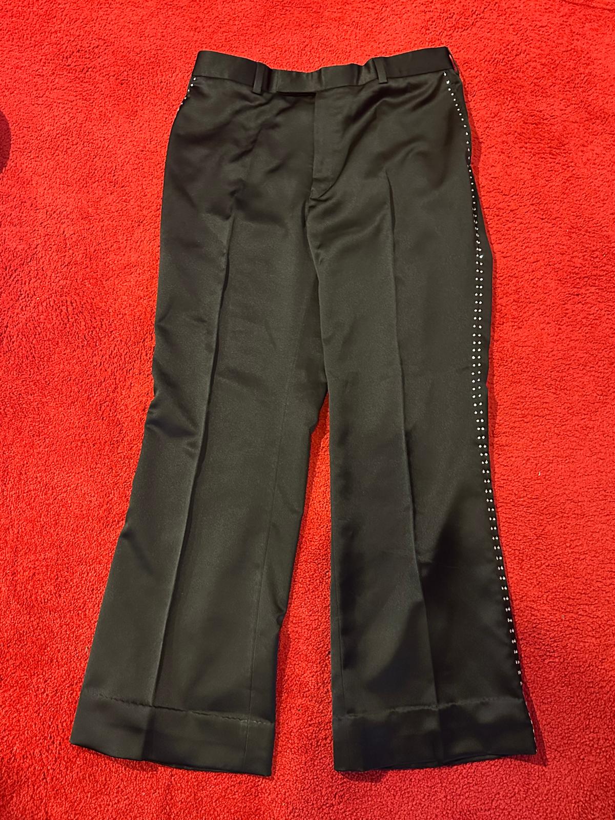 Black Rhinestone Pant