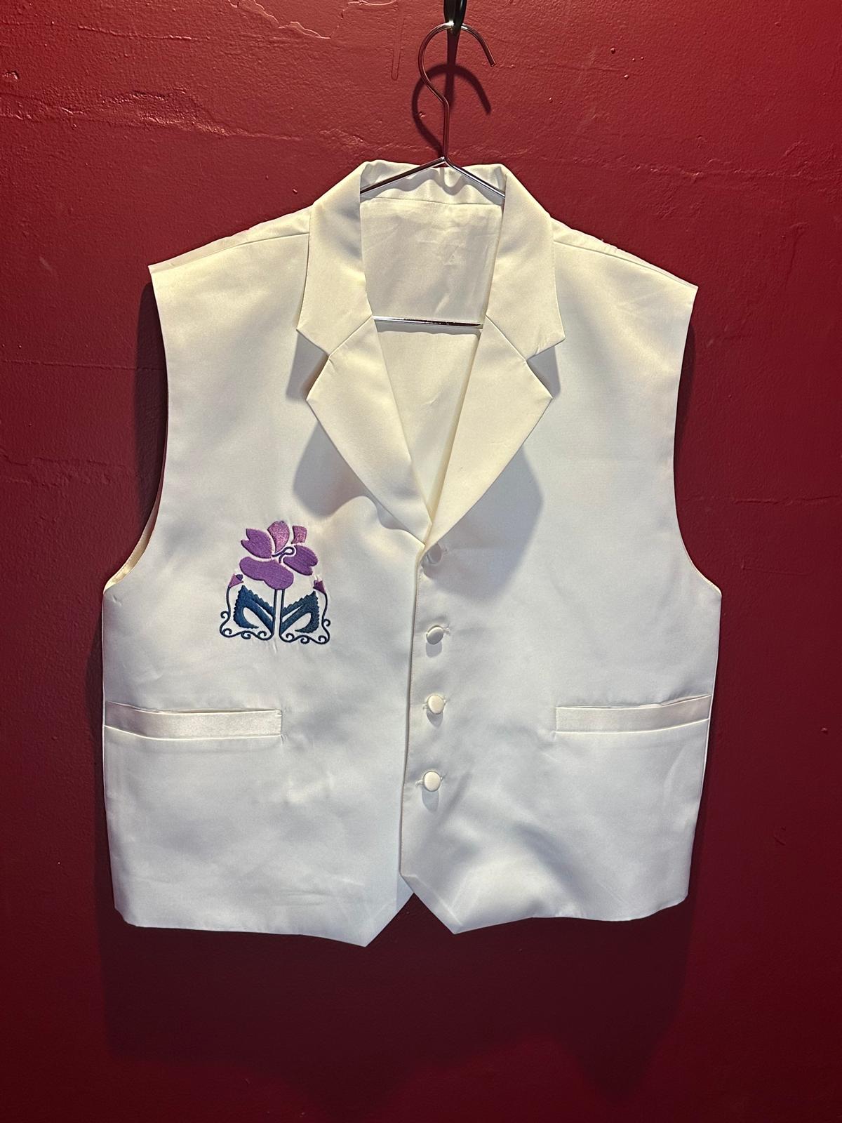 Floral Embroidered Vest