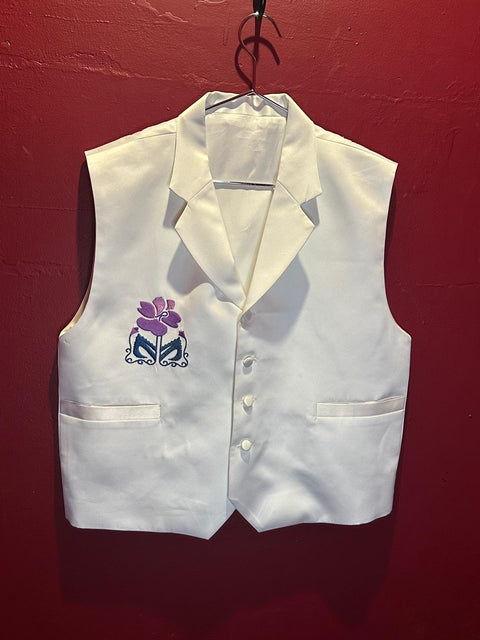 Floral Embroidered Vest